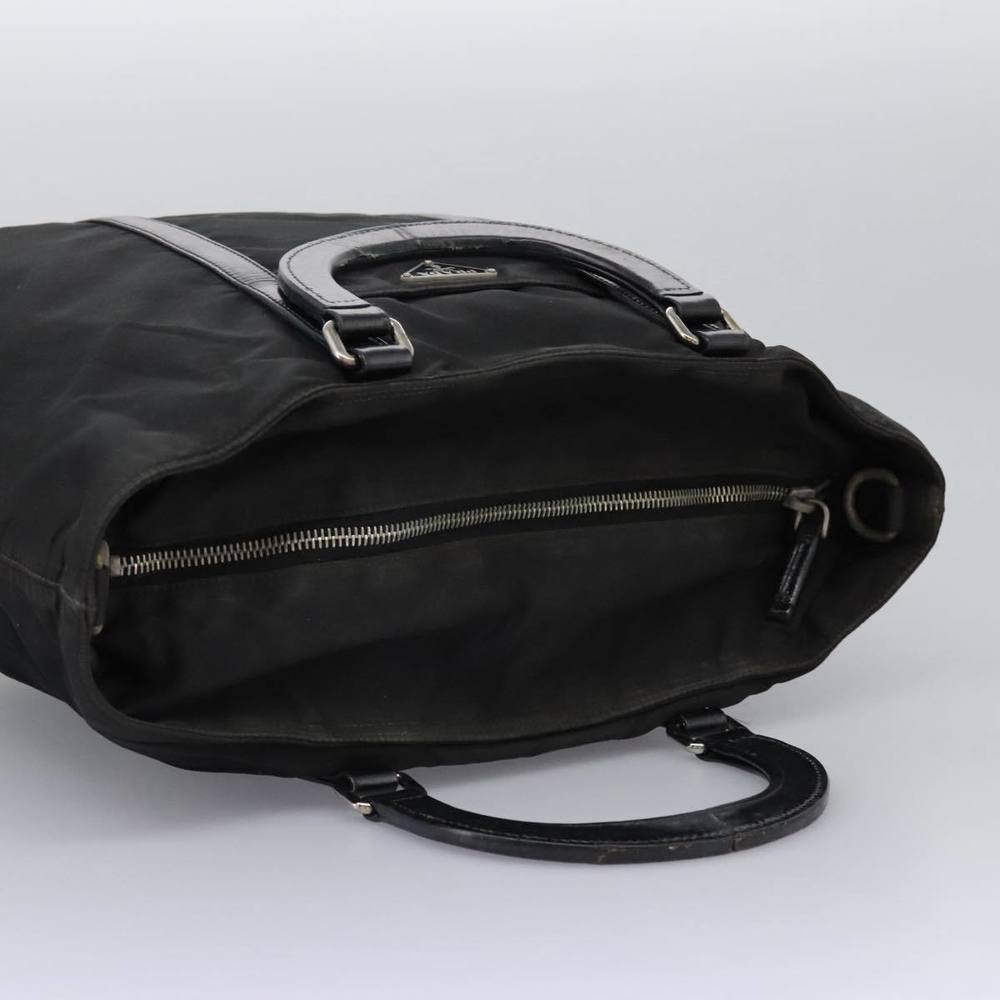 PRADA Hand Bag Nylon Black Auth 112089 - Picture 6 of 16